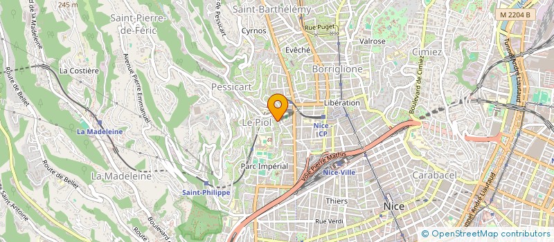 localisation de l'entreprise MONSIEUR NOLHAN PETIT  NICE