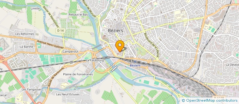 localisation de l'entreprise MONSIEUR NOLLAN EYMENIER  BEZIERS