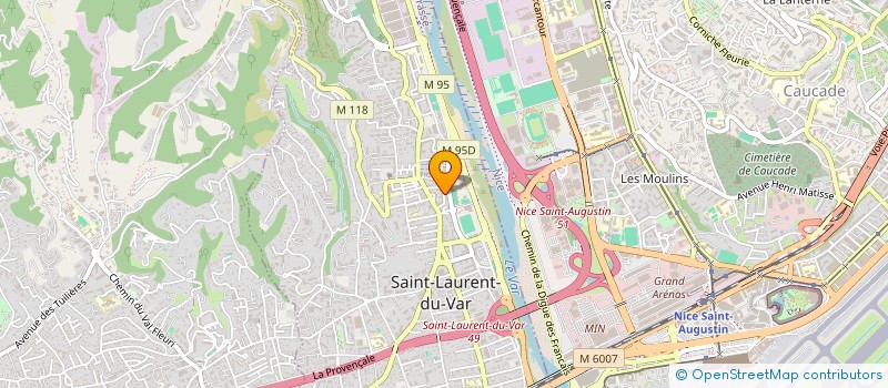 localisation de l'entreprise MONSIEUR NOLWENN BLACHE à SAINT-LAURENT-DU-VAR
