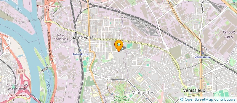 localisation de l'entreprise MONSIEUR NOMAN KOCHAT  SAINT-FONS