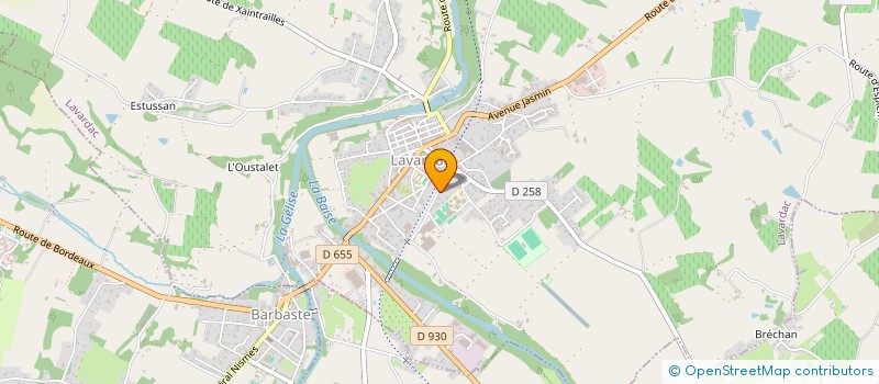 localisation de l'entreprise MONSIEUR NOMAN RADOULI  LAVARDAC