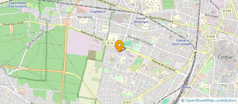 localisation de l'entreprise MONSIEUR NOMANN AMARKHEL  COLMAR