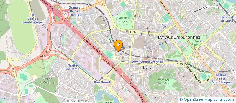 localisation de l'entreprise MONSIEUR NOMEL SESS  EVRY-COURCOURONNES