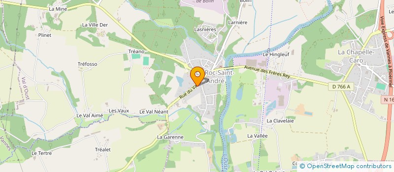 localisation de l'entreprise MONSIEUR NOMINOE DE MINIAC  VAL D'OUST