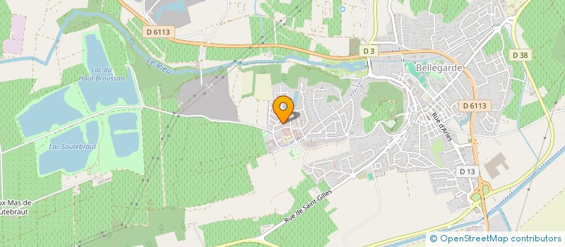 localisation de l'entreprise MONSIEUR NONG-KHAI LY  BELLEGARDE