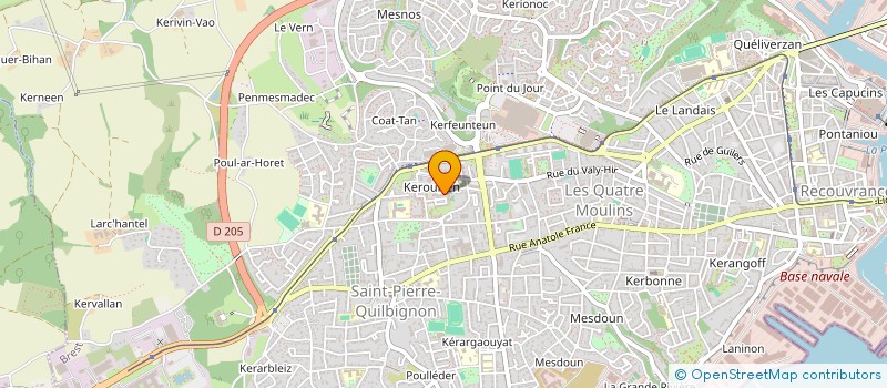 localisation de l'entreprise MONSIEUR NOOH AHMED IBRAHIM à BREST
