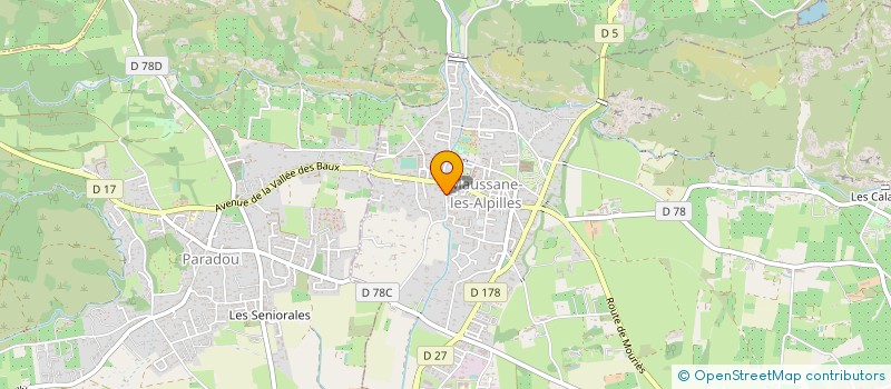 localisation de l'entreprise MONSIEUR NOOMEN LABIDI  MAUSSANE-LES-ALPILLES