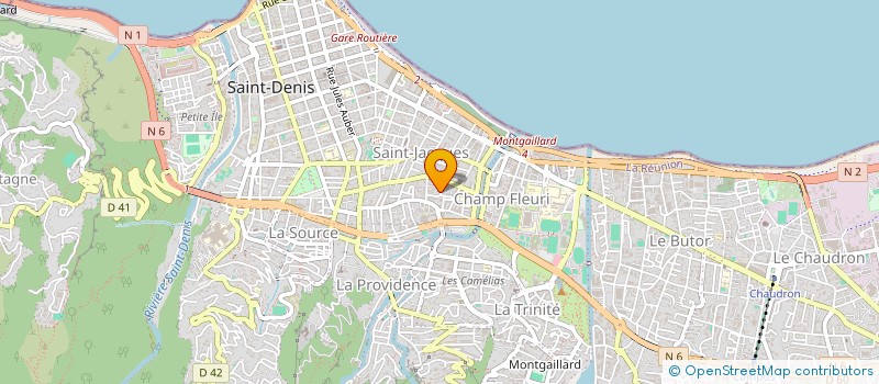 localisation de l'entreprise MONSIEUR NOOR-AHMAD LOCATE à SAINT-DENIS