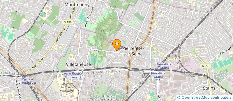 localisation de l'entreprise MONSIEUR NOOR HASAN JABARKHEIL  PIERREFITTE-SUR-SEINE
