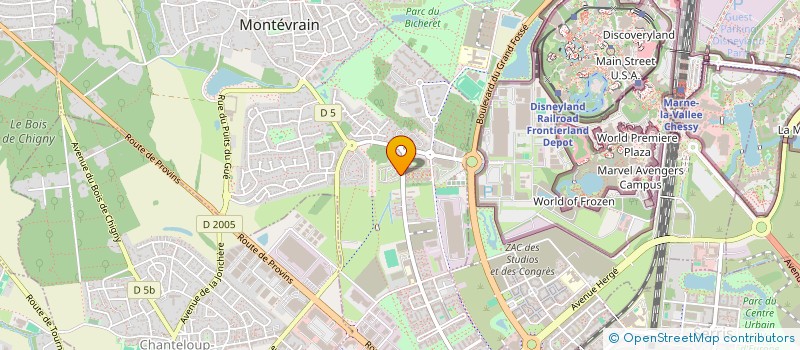 localisation de l'entreprise MONSIEUR NOOR JABARKHIL  MONTEVRAIN