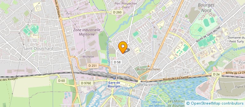 localisation de l'entreprise MONSIEUR NOOR JABERKHAIL  BOURGES