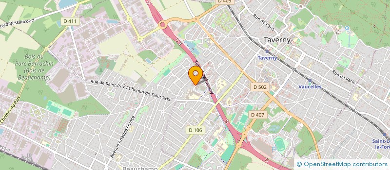 localisation de l'entreprise MONSIEUR NOOR MAROUFKHEL  TAVERNY