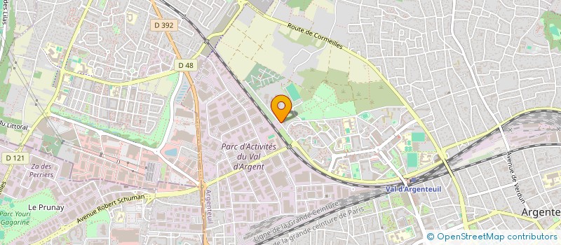 localisation de l'entreprise MONSIEUR NOOR MOHAMAD KHAN  ARGENTEUIL