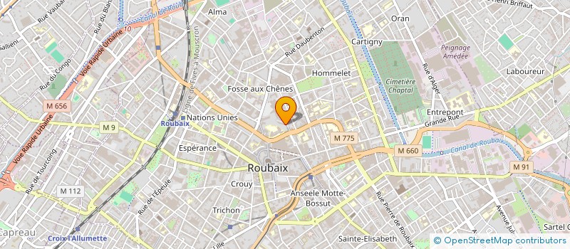 localisation de l'entreprise MONSIEUR NOOR REHMAN  ROUBAIX