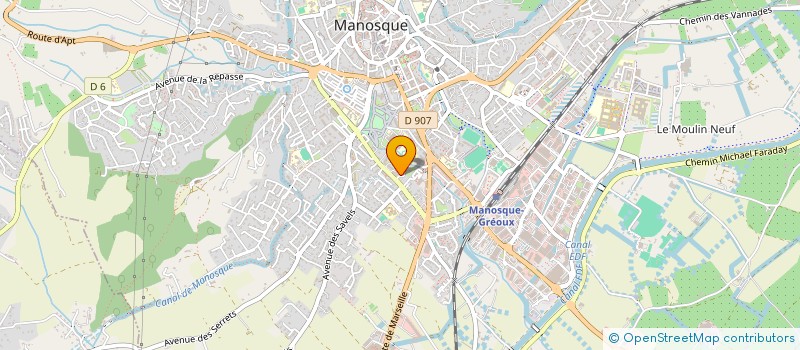 localisation de l'entreprise MONSIEUR NOORAGHA KAKAKHEL à MANOSQUE