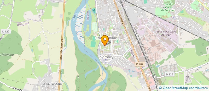 localisation de l'entreprise MONSIEUR NOORAGHA SIDIQI à MOULINS
