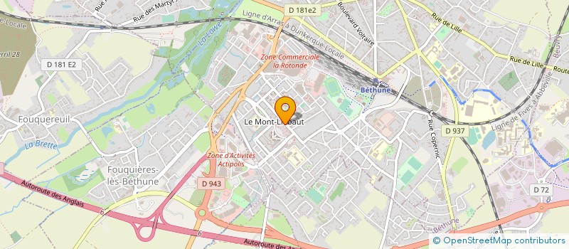 localisation de l'entreprise MONSIEUR NOORAHMAN MAROUFKHIL  BETHUNE