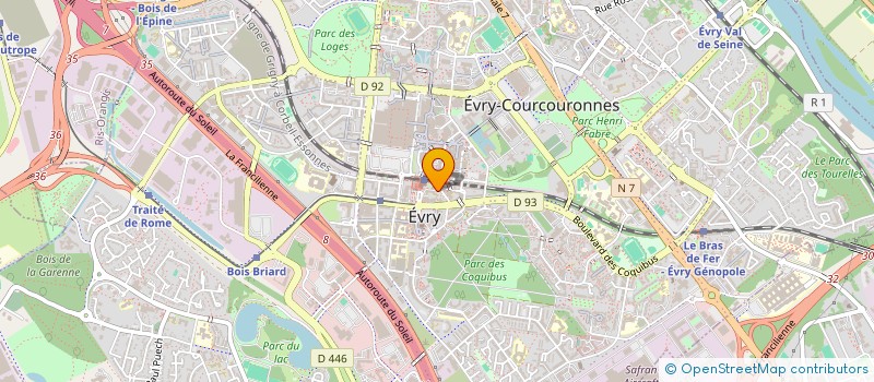 localisation de l'entreprise MONSIEUR NOORAKHAN DAUDZAI à EVRY-COURCOURONNES