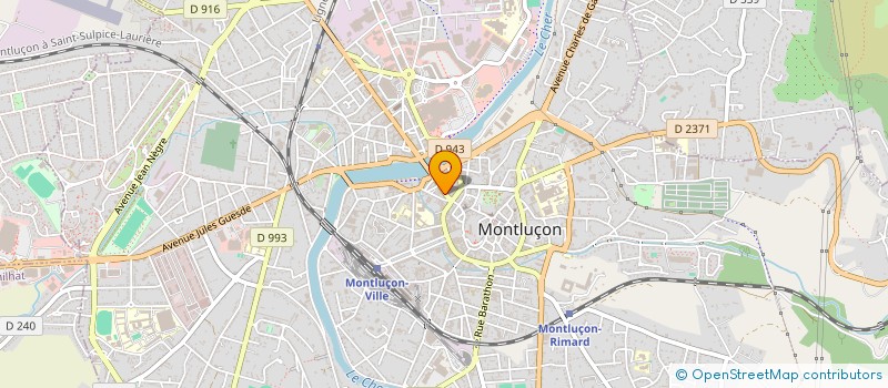 localisation de l'entreprise MONSIEUR NOORALI NOORI à MONTLUCON