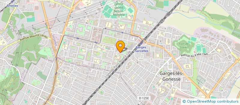 localisation de l'entreprise MONSIEUR NOORHASSAN KHOMARKHEL  SARCELLES