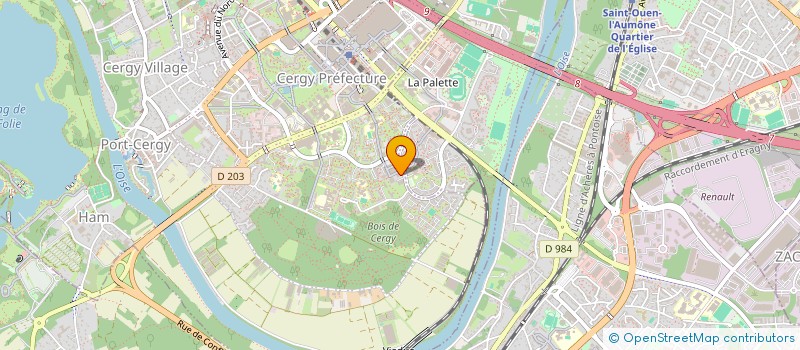 localisation de l'entreprise MONSIEUR NOORUDDIN MD  CERGY