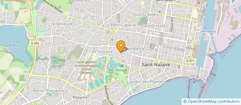 localisation de l'entreprise MONSIEUR NOORULAH SHINWARI  SAINT-NAZAIRE