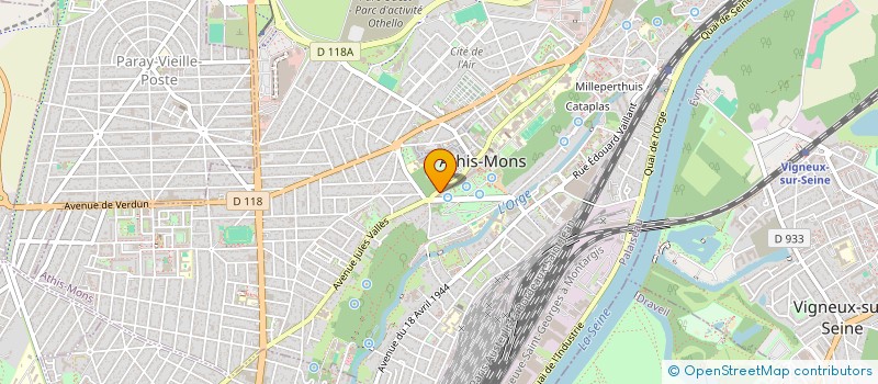 localisation de l'entreprise MONSIEUR NOORULLAH AHMADZAI à ATHIS-MONS