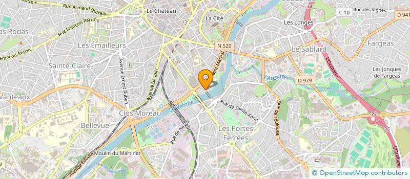 localisation de l'entreprise MONSIEUR NOORULLAH BAHRAM à LIMOGES