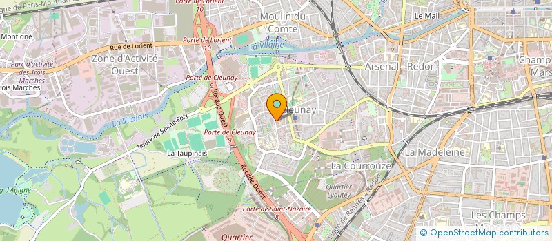 localisation de l'entreprise MONSIEUR NOORULLAH BARRAT  RENNES