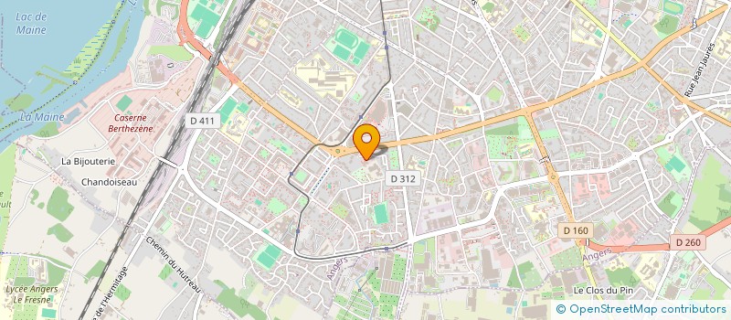 localisation de l'entreprise MONSIEUR NOORULLAH MAMOZAI à ANGERS