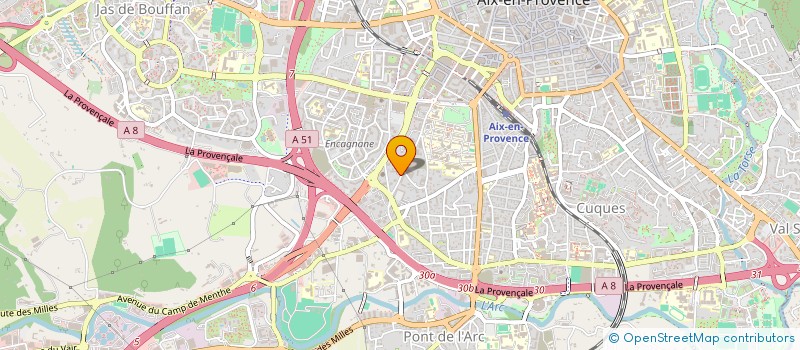 localisation de l'entreprise MONSIEUR NOORULLAH MOMAND  AIX-EN-PROVENCE