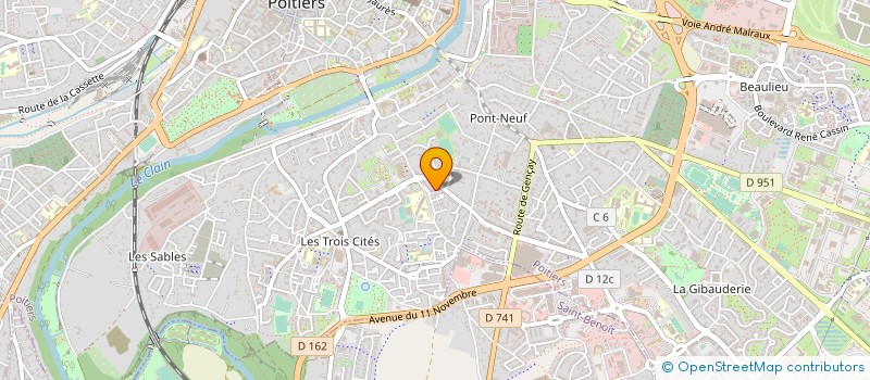 localisation de l'entreprise MONSIEUR NOORULLAH NIAZAI  POITIERS