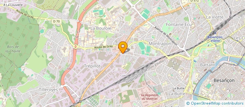 localisation de l'entreprise MONSIEUR NOORYALI HOTAK à BESANCON
