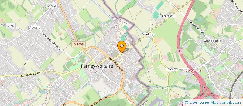 localisation de l'entreprise MONSIEUR NOORZAMAN OTHMANZAI à FERNEY-VOLTAIRE
