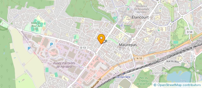 localisation de l'entreprise MONSIEUR NOR-EDDIN ARBAOUI  MAUREPAS