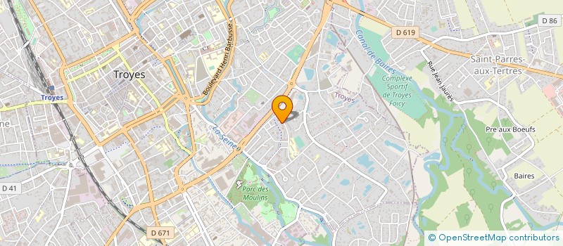 localisation de l'entreprise MONSIEUR NOR-EDDINE AMAR BENSABEUR  TROYES