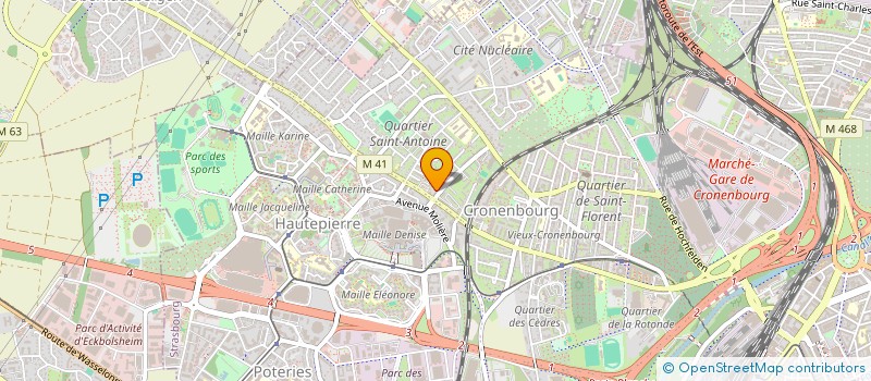 localisation de l'entreprise MONSIEUR NOR EDDINE BOUCENNA  STRASBOURG