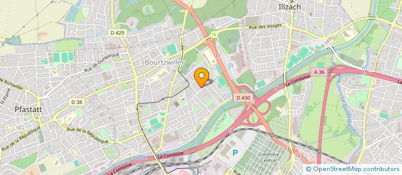 localisation de l'entreprise MONSIEUR NOR EDDINE BOULEFDAOUI  MULHOUSE