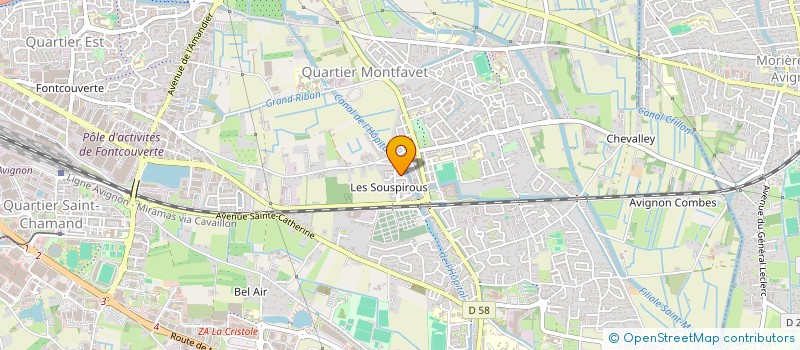 localisation de l'entreprise MONSIEUR NOR-EDDINE FARHI  AVIGNON