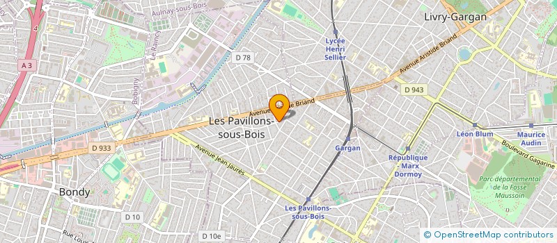 localisation de l'entreprise MONSIEUR NOR EDDINE KEFIF à LES PAVILLONS-SOUS-BOIS
