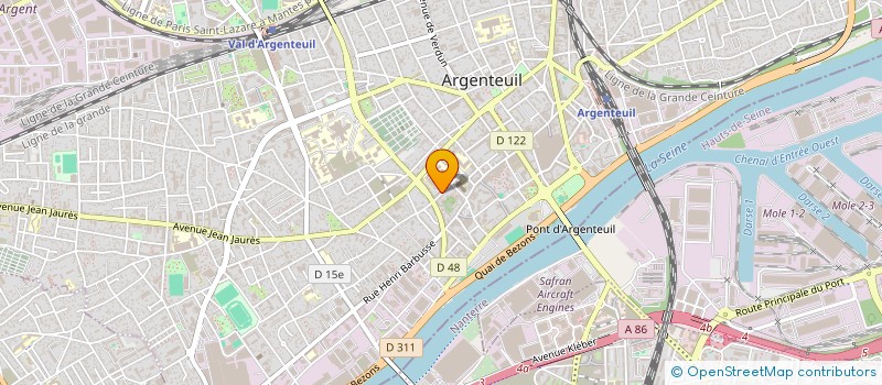 localisation de l'entreprise MONSIEUR NOR EDDINE MADANI  ARGENTEUIL