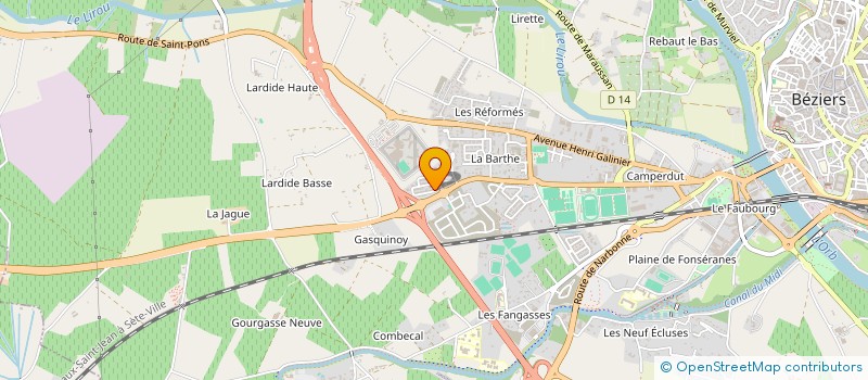 localisation de l'entreprise MONSIEUR NORAHIR BABAYAN  BEZIERS