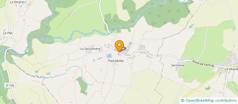 localisation de l'entreprise MONSIEUR NORAYR MELKONYAN  XAINTRAY