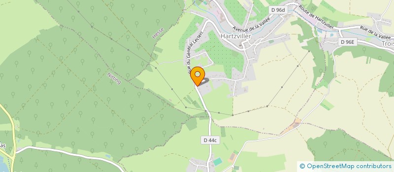 localisation de l'entreprise MONSIEUR NORBERT AIME  HARTZVILLER