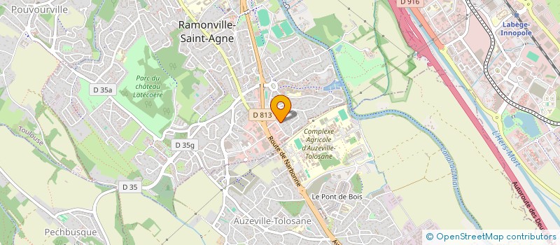 localisation de l'entreprise MONSIEUR NORBERT AMSALLEM à RAMONVILLE-SAINT-AGNE