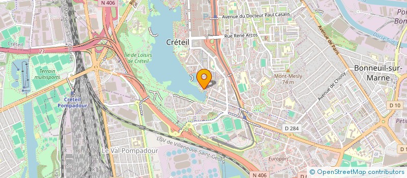 localisation de l'entreprise MONSIEUR NORBERT AMSELLEM  CRETEIL