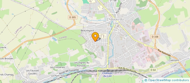 localisation de l'entreprise MONSIEUR NORBERT BAGLIN à CHENU