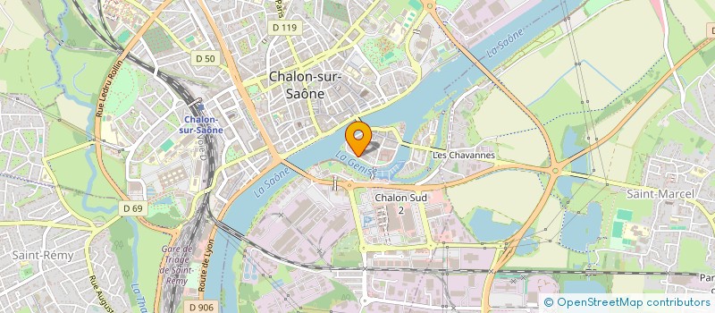 localisation de l'entreprise MONSIEUR NORBERT BAILLY  CHALON-SUR-SAONE