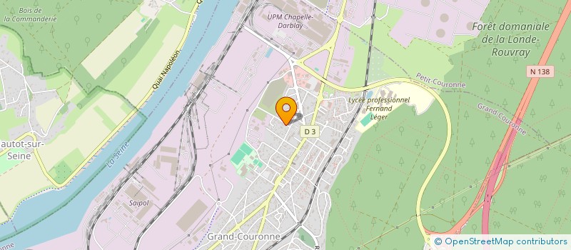 localisation de l'entreprise MONSIEUR NORBERT BAKALA  GRAND-COURONNE