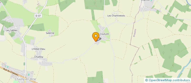 localisation de l'entreprise MONSIEUR NORBERT BARANGER  CHAILLY-EN-BRIE